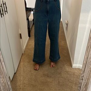 Madewell Cropped Wide Leg Jean